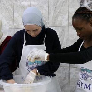 D&uuml;nyanın d&ouml;rt bir yanından &ouml;ğrenciler Kayseri mutfağını uygulamalı &ouml;ğreniyor