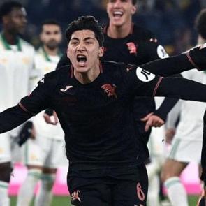 21'lik T&uuml;rk yıldız İtalyan devini 90'da yıktı! Takımını &ccedil;eyrek finale taşıdı