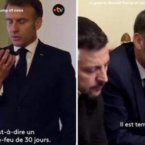 Fransız basını ilk kez yayınladı: Macron ve AB liderleri Trump'ı arıyor