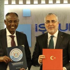 T&uuml;rkiye ile Somali'den iş g&uuml;c&uuml;nde stratejik iş birliği
