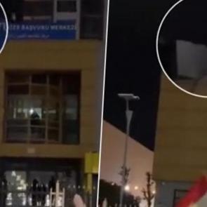 Al&ccedil;ak provokasyon: SDG sempatizanları T&uuml;rk bayrağına saldırdı!