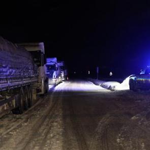 Bayburt-Erzurum kara yolu ulaşıma kapandı