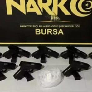 Bursa&rsquo;da 55 gram kokain ele ge&ccedil;irildi; 3 g&ouml;zaltı