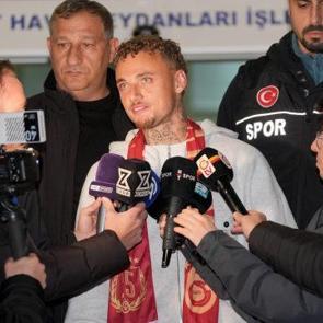 Galatasaray'ın yeni transferi Noa Lang, İstanbul'da!