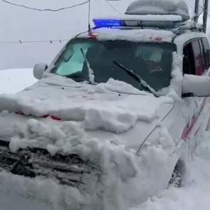 Giresun&rsquo;da 5 KOAH hastasına 4x4 ambulansla ulaşıldı