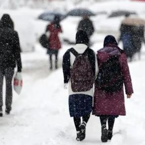 2 ilde eğitime kar engeli! Okullar tatil edildi