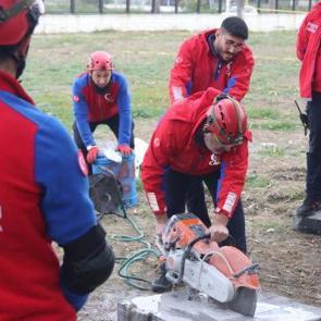 Hatay&rsquo;da afet tatbikatı: CAK sahada