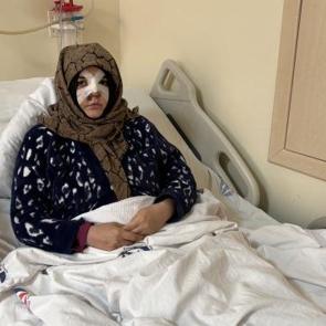 Gaziantep'te kocası tarafından hastanelik edilen kadın taşlı dehşeti anlattı 