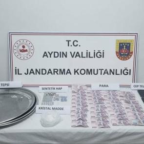 Aydın&rsquo;da 170 gram metamfetamin ve 52 sentetik ecza ele ge&ccedil;irildi