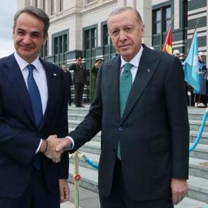 Cumhurbaşkanı Erdoğan, Mi&ccedil;otakis'i kabul etti