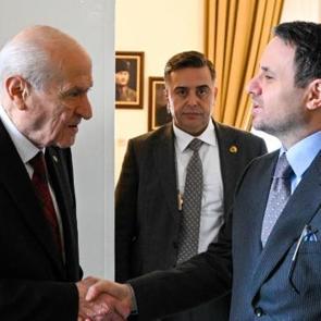  Bakan G&uuml;rlek, Bah&ccedil;eli'yi ziyaret etti