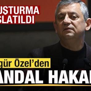&Ouml;zg&uuml;r &Ouml;zel'den skandal hakaret! Soruşturma başlatıldı