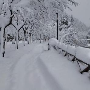 Trabzon Uzung&ouml;l&rsquo;de kış masalı: Kar kalınlığı 1 metreyi aştı