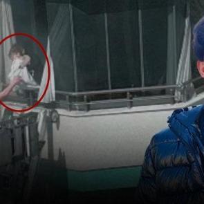 Adana'da bebeği ve babasını yangından kurtaran gen&ccedil;: Baba az kalsın aşağı atıyordu