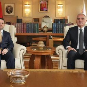 Bakan G&uuml;rlek'ten Bakan Ersoy'a ziyaret