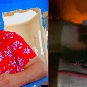 Yangında 2 &ccedil;ocuğunu ve karısını kurtarmaya &ccedil;alışırken can verdi