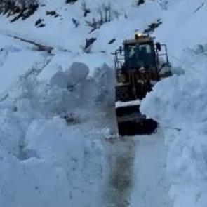 Bitlis'te k&ouml;y yoluna &ccedil;ığ d&uuml;şt&uuml;! İşte son durum...