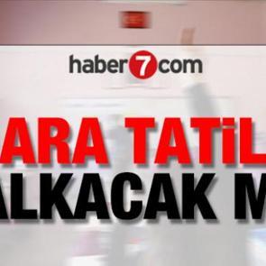 Ara tatil kalkacak mı? Bakan Tekin net konuştu