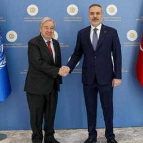Bakan Fidan, BM Genel Sekreteri Guterres ile g&ouml;r&uuml;şt&uuml;