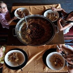 Dileklerin kabul olması i&ccedil;in yapılan adak yemeği: Bolama aşı