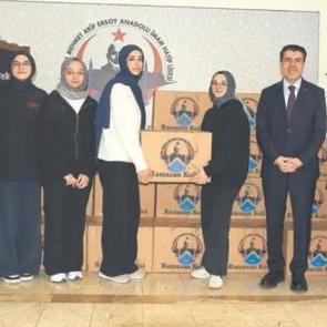 İmam Hatip &ouml;ğrencilerinden Ramazan seferberliği