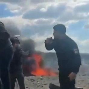 İsrail'in başkenti Telaviv'i İran f&uuml;zeleri yerle bir etti, b&uuml;y&uuml;k yıkım kameralara yansıdı!