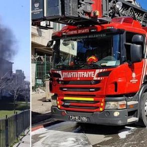 Son dakika... Bayrampaşa'da 3 katlı binada yangın