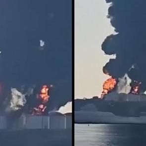 Umman'ın Salala Limanı'ndaki yakıt tankları İHA'larla hedef alındı