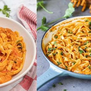 Klasik makarnaları unutun! Tek tencerede kremalı sebzeli demleme makarna tarifi