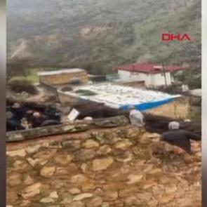 Mardin'de k&ouml;y ayağa kalktı: 50 k&uuml;&ccedil;&uuml;kbaş hayvan telef oldu
