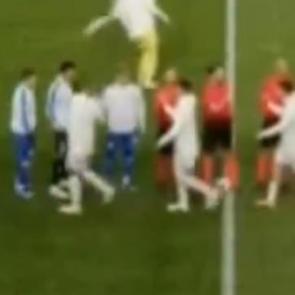 Bosna Hersek futbolculardan İsrail protestosu!