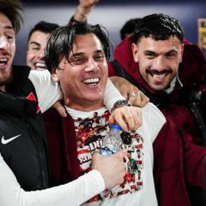 Bizim &Ccedil;ocuklar'dan Montella'ya canlı yayında şaka!