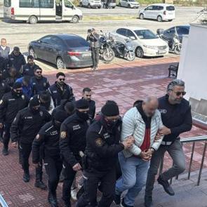 Bot faciasında 16 ş&uuml;pheli adliyeye sevk edildi