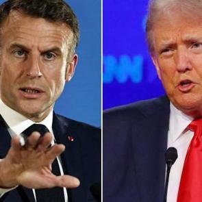 Trump Macron'u eşi &uuml;zerinden vurmuştu: Fransız liderden sert cevap!