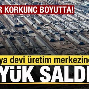 Dev &uuml;retim merkezine saldırı! B&uuml;y&uuml;k hasar oluştu