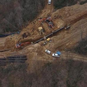 D&uuml;zce'de doğal gaz &ccedil;alışması sırasında heyelan: 1 &ouml;l&uuml;, 1 yaralı