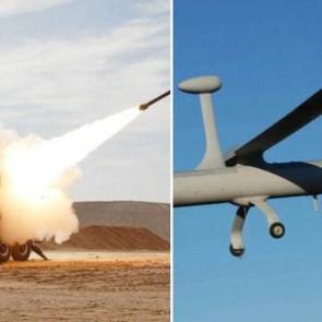 İran 5 Hermes İHA d&uuml;ş&uuml;rd&uuml;