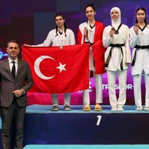 Milli taekwondoculardan 5 madalya birden