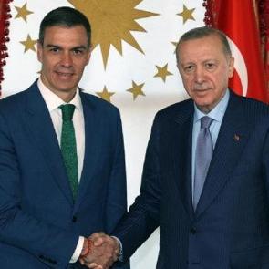 Cumhurbaşkanı Erdoğan, İspanya Başbakanı Sanchez ile g&ouml;r&uuml;şt&uuml;