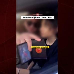 İstanbulda trafikte kimlikli tehdit: Vatan Emniyetten alınacaksın