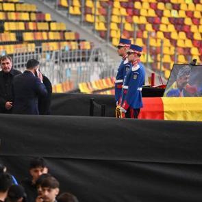 Mircea Lucescu, son yolculuğuna uğurlanıyor