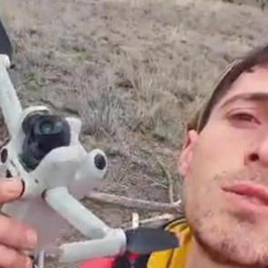 Yeni nesil &ccedil;oban: S&uuml;r&uuml;s&uuml;n&uuml; dronla 30 saniyede topladı