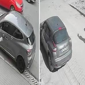 Avcılar&rsquo;da otomobil ter&ouml;r&uuml;: &Ccedil;ok sayıda araca tekmeleyerek zarar verdi
