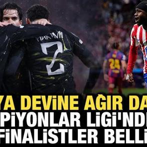 D&uuml;nya devine ağır darbe! UEFA Şampiyonlar Ligi'nde ilk yarı finalistler belli oldu