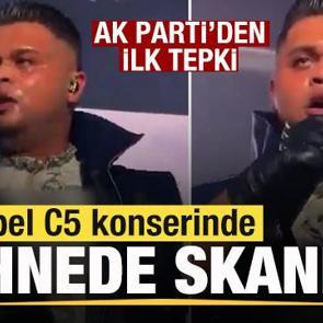 Lvbel C5 konserinde sahnede skandal! AK Parti'den tepki