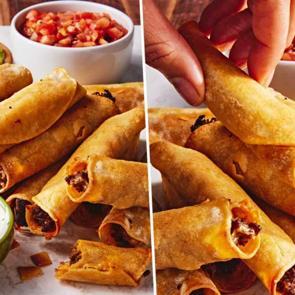 Evde Meksika r&uuml;zgarı: &Ccedil;ıtır kıymalı taquitos tarifi!