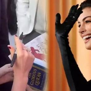 &Uuml;nl&uuml; yıldıza Kur'an-ı Kerim hediyesi!