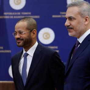 Bakan Fidan, Ummanlı mevkidaşı Busaidi ile g&ouml;r&uuml;şt&uuml;!