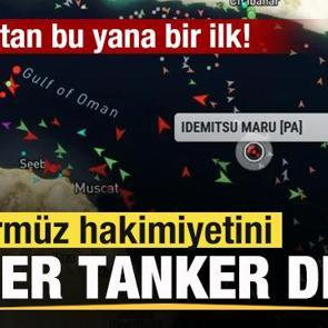 Savaştan bu yana bir ilk! H&uuml;rm&uuml;z hakimiyetini s&uuml;per tanker  deldi! 