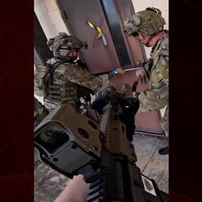 Helikopter destekli airsoft oyunundan ger&ccedil;eğini aratmayan sahneler ortaya &ccedil;ıktı